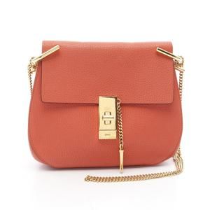 Chloe Shoulder Leather Pink Bag Drew